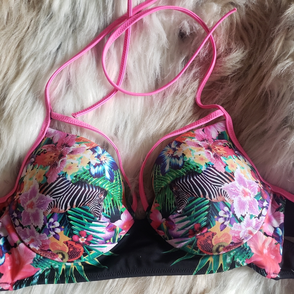 Jungle Print Bikini Bra Top 🦓